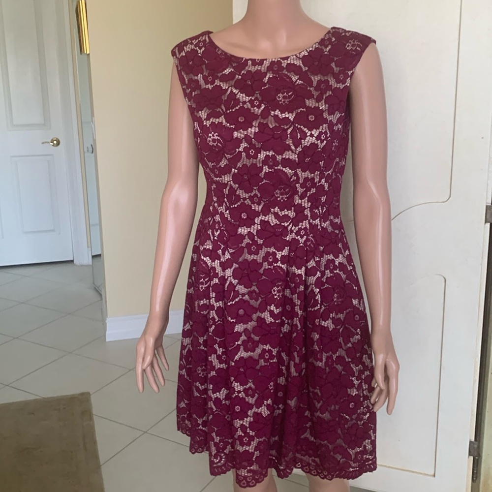 Vince Camuto sleeveless size 6 lace dress